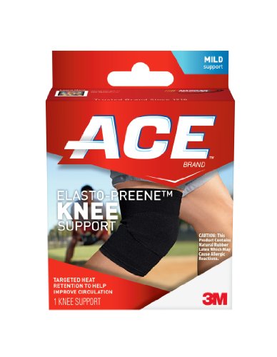 ACE Elasto-Preene Knee Support for Men and Women, Sports and Rehab, Provides Maximum Compression and Support, Size: Larg